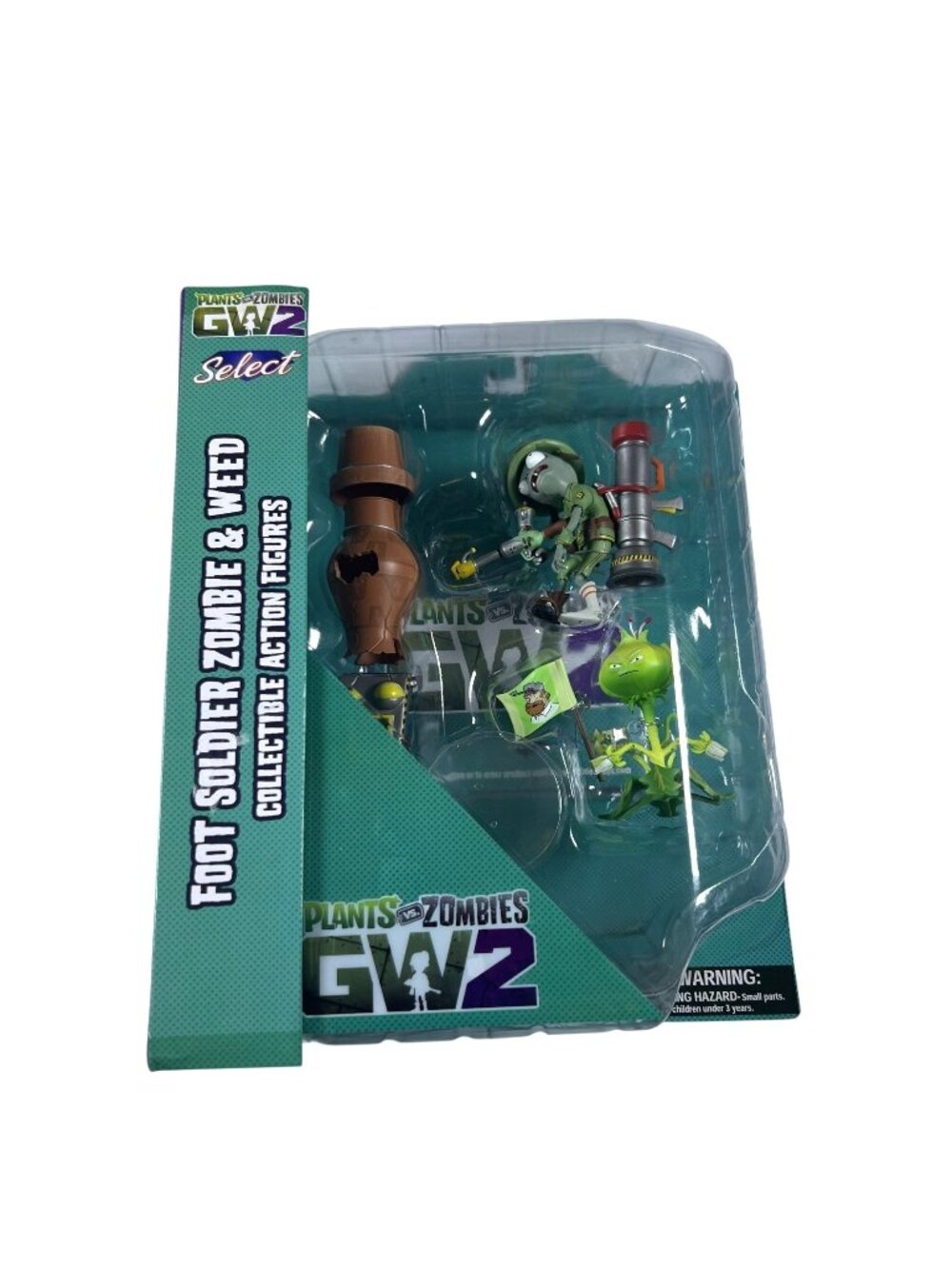 Diamond Select Plants Vs Zombies: GW2 Foot Solider Zombie Figure Set